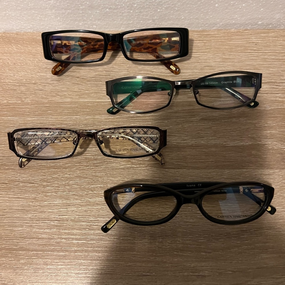4/$125 - CARMEN MARC VALVO glasses/frames